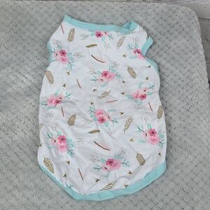 DroolingDog Feather Arrow Floral Pet Canine Costume Dog T-Shirt Vest Cat Shirt L